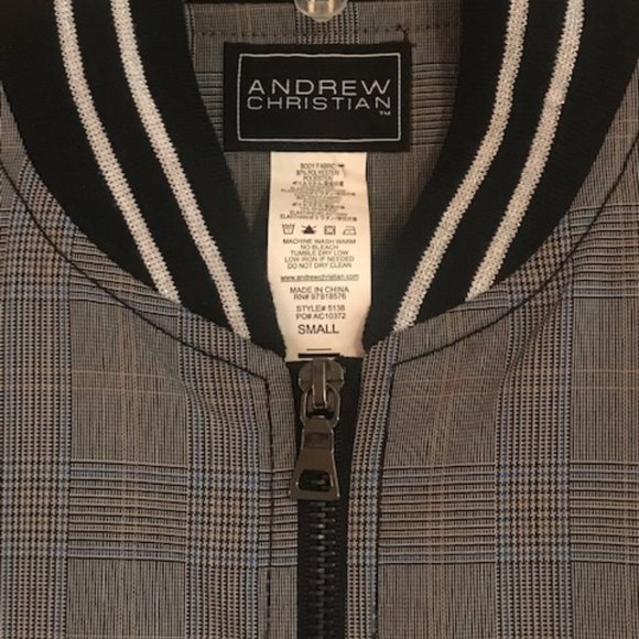 Andrew Christian bomber-style lightweight jacket - Picture 4 of 7